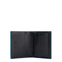 Piquadro Portafoglio Verticale RFID Blu Square - 2