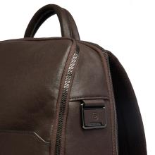 Piquadro Zaino Porta PC Black Square 14" Testa Di Moro - 5