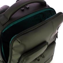 Piquadro Zaino Gommato Porta PC 14" Nero - 4