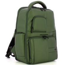 Piquadro Zaino Gommato Porta PC 15.6" Verde - 2