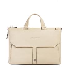 Piquadro Cartella Than Porta PC 15.6" Beige - 1