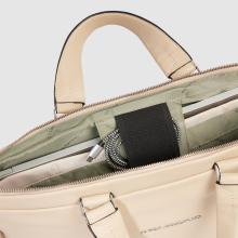Piquadro Cartella Than Porta PC 15.6" Beige - 7