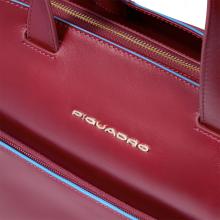 Piquadro Shopping Bag Blue Square Porta PC 15.6" Rosso - 5