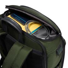 Piquadro Travel Laptop Backpack Brief 15.6" Verde2 - 4