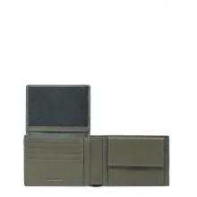 Piquadro Portafoglio con portadocumenti Atlas Verde - 2