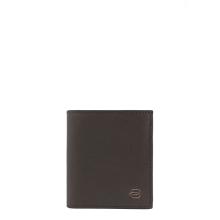 Piquadro Portafoglio Verticale Black Square Testa Moro - 1