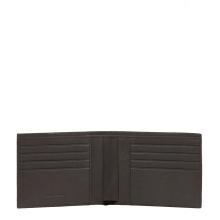 Piquadro Portafoglio 2 scomparti Black Square Testa Moro - 2