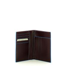 Piquadro Portafoglio uomo verticale Blue Square Mogano - 3