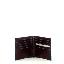 Piquadro Portafoglio con ferma banconote Blue Square Mogano - 3