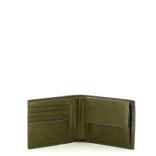 Piquadro Portafoglio RFID con portamonete B2 Revamp Verde Nero - 3