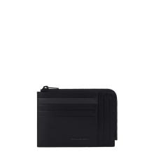 Piquadro Bustina portamonete Tiger Nero - 1