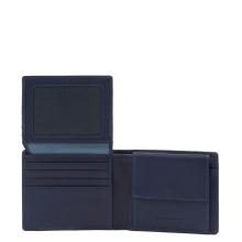 Piquadro Portafogo con porta documenti Finn Blu - 4