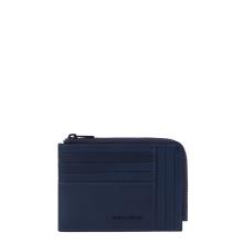 Piquadro Bustina portamonete Tiger Blu - 1