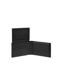 Piquadro Portafoglio in tessuto e pelle Nero - 2