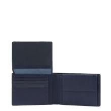 Piquadro Portafoglio con portadocumenti Finn Blu - 3