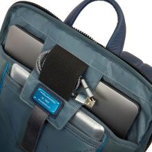 Piquadro Zaino Fast Check Porta PC Finn 15.6 Blu - 3