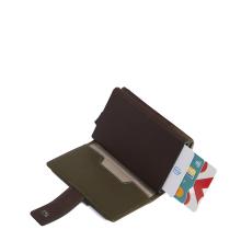 Piquadro Porta Carte Sliding System Harper Verde Testa di Moro - 4