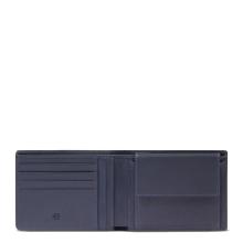 Piquadro Portafoglio RFID con portamonete Harper Blu Testa di Moro - 3