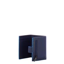 Piquadro Portafoglio con portamonete Atlas Blu - 3