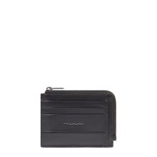 Piquadro Bustina portamonete Philip Nero - 1