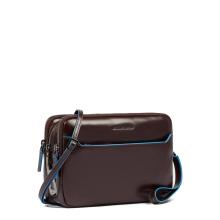 Piquadro Pochette con chiusura con impronta digitale Blue Square Mogano - 2