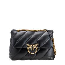 Pinko Borsa a tracolla Big Love Puff Maxi Quilt Nero Antique Gold - 1