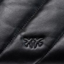 Pinko Borsa a tracolla Big Love Puff Maxi Quilt Nero Antique Gold - 4