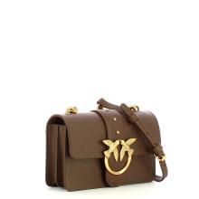 Pinko Mini Borsa a tracolla Love Icon New Monogram Verde Kaki Antique Gold - 2