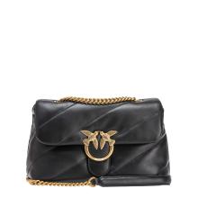 Pinko Borsa a tracolla Love Puff Nero Antique Gold - 1