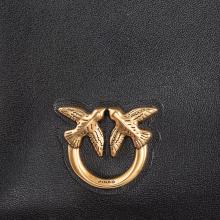 Pinko Porta Carte di credito Airone Nero Antique Gold - 3