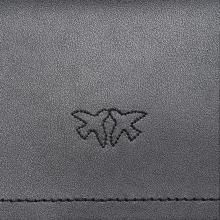 Pinko Mini Borsa a tracolla Love One Simply Nero Antique Gold - 5