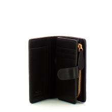 Pinko Portafoglio Multi Pockets Nero Antique Gold - 3