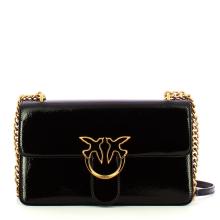 Pinko Borsa a Tracolla Love One Classic Light Nero Antique Gold - 1