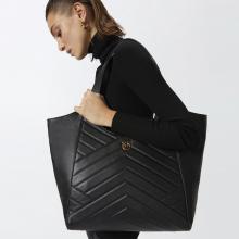 Pinko Tote Bag Puzzle Nero Antique Gold - 2