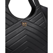 Pinko Tote Bag Puzzle Nero Antique Gold - 4