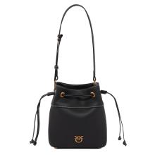 Pinko Borsa Secchiello piccolo Nero Antique Gold - 1