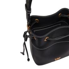 Pinko Borsa Secchiello piccolo Nero Antique Gold - 5