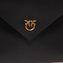 Pinko Pochette Flat Nero Antique Gold - 3