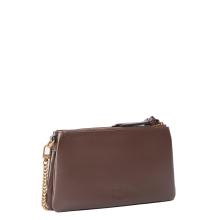 Pinko Tracollina Double Mini Marrone Castano Antique Gold - 2