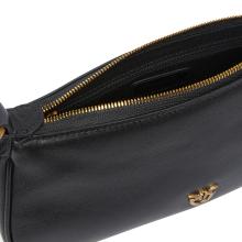 Pinko Borsa a tracolla Mini Half Moon Nero Antique Gold - 4