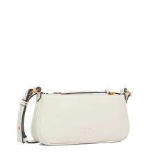 Pinko Borsa a tracolla Mini Half Moon Bianco Seta Antique Gold - 2