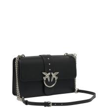 Pinko Tracolla Love One Classic Nero Old Silver - 2