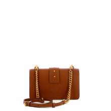 Pinko Mini Borsa a tracolla Love One Marrone Leone Antique Gold - 3