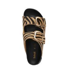 Scholl Sandali Noelle Zebra Beige Black - 3