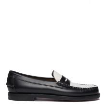 Sebago Mocassino Donna Classic Dan Black White Black - 1