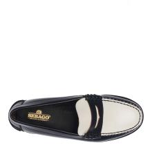 Sebago Mocassino Donna Classic Dan Black White Black - 4