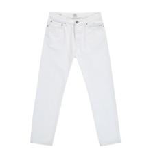 Tela Genova Jeans Italo 5 tasche Bianco Ottico - 1