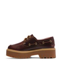 Timberland Scarpa da barca con Plateau Stone Street Rootbeer - 2