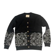Tooco Cardigan Halfdana Black Cream - 1