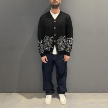 Tooco Cardigan Halfdana Black Cream - 3